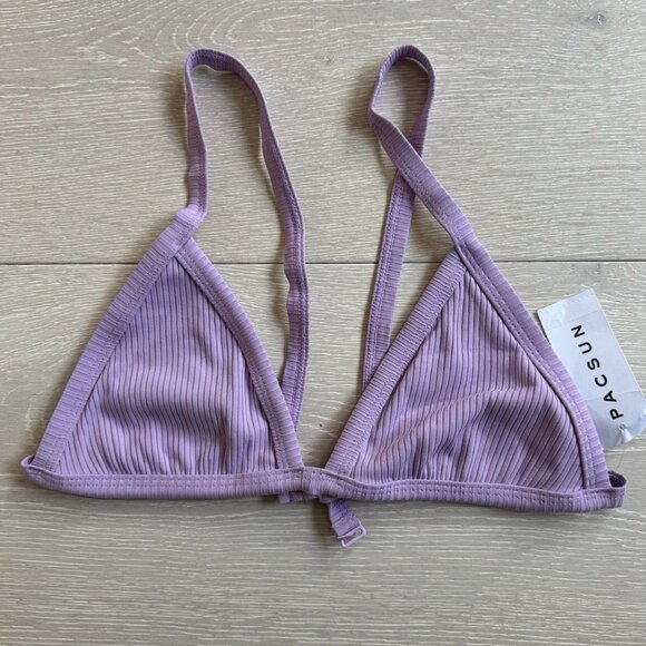 PacSun Other - Pacsun La Hearts Purple Triangle Bikini Top